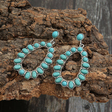 Load image into Gallery viewer, Artificial Turquoise Earrings
