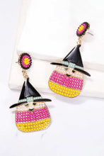 Load image into Gallery viewer, Witch&#39;s Hat Shape Synthetic Pearl Dangle Earrings
