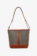 Load image into Gallery viewer, Houndstooth PU Leather Shoulder Bag
