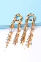 Load image into Gallery viewer, Round Shape Fringed Copper Earrings
