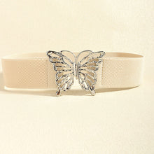 Load image into Gallery viewer, Butterfly Alloy Buckle Elastic Belt
