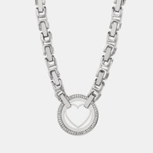 Load image into Gallery viewer, Cutout Heart Shape Inlaid Zircon Chain Necklace
