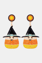 Load image into Gallery viewer, Witch&#39;s Hat Shape Synthetic Pearl Dangle Earrings
