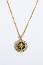 Load image into Gallery viewer, Zircon Decor North Star Pendant Copper Necklace
