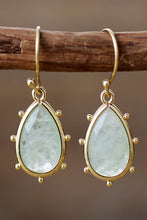 Load image into Gallery viewer, Natural Stone Teardrop Earrings
