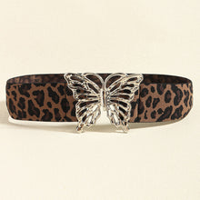 Load image into Gallery viewer, Butterfly Alloy Buckle Elastic Belt
