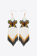 Load image into Gallery viewer, Butterfly Beaded Dangle Earrings
