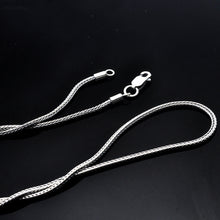 Load image into Gallery viewer, 21.7&quot; Snake Chain 925 Sterling Silver Necklace
