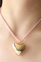 Load image into Gallery viewer, Heart Pendant Rope Necklace
