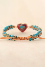 Load image into Gallery viewer, Handmade Heart Shape Natural Stone Bracelet
