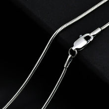 Load image into Gallery viewer, 21.7&quot; Snake Chain 925 Sterling Silver Necklace
