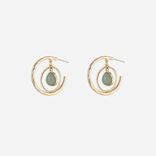 Load image into Gallery viewer, Geometric Teardrop Shape Alloy Earrings
