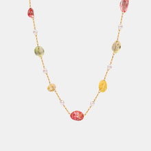 Load image into Gallery viewer, Titanium Steel Gold-plated Bead Necklace
