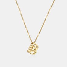 Load image into Gallery viewer, Stainless Steel Letter Pendant Necklace
