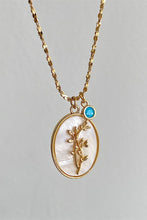 Load image into Gallery viewer, Flower Shell Pendant Copper Necklace
