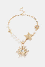 Load image into Gallery viewer, Synthetic Pearl Star Shape Alloy Necklace
