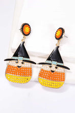 Load image into Gallery viewer, Witch&#39;s Hat Shape Synthetic Pearl Dangle Earrings
