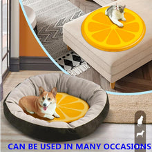 Load image into Gallery viewer, GUIASIPULE Cooling Dog pad, Summer Sleeping pad for Cats and Dogs, Gel self-Cooling pad, Suitable for cat, Dog and Rabbit Cages, kennels, Rooms, Cars, Travel, 60 cm (Yellow)
