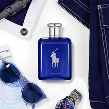 Load image into Gallery viewer, Ralph Lauren - Polo Blue - Eau de Parfum - Men&#39;s Cologne - Aquatic &amp; Fresh - With Citrus, Bergamot, and Vetiver - Medium Intensity
