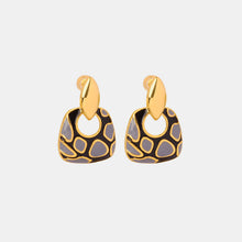 Load image into Gallery viewer, Copper Oil Drip Earrings
