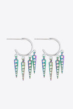 Load image into Gallery viewer, Multicolored Rhinestone Geometric Earrings
