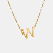 Load image into Gallery viewer, Copper Letter Pendant Necklace
