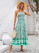 Load image into Gallery viewer, Printed Halter Neck Midi Dress
