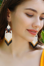 Load image into Gallery viewer, Butterfly Beaded Dangle Earrings
