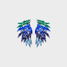 Load image into Gallery viewer, Alloy Acrylic Wing Earrings
