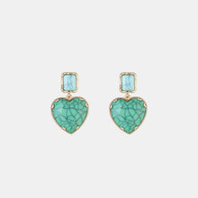 Load image into Gallery viewer, Heart &amp; Geometric Alloy Earrings
