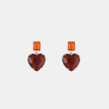 Load image into Gallery viewer, Heart &amp; Geometric Alloy Earrings
