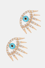 Load image into Gallery viewer, Evil Eye Rhinestone Dangle Earrings
