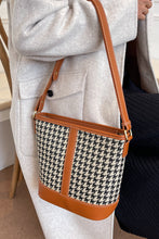 Load image into Gallery viewer, Houndstooth PU Leather Shoulder Bag
