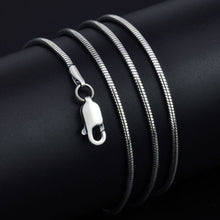 Load image into Gallery viewer, 21.7&quot; Snake Chain 925 Sterling Silver Necklace
