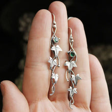 Load image into Gallery viewer, Ivy Leaf Alloy Dangle Earrings
