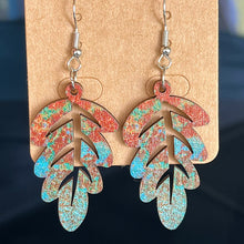 Load image into Gallery viewer, Wooden Dangle Earrings
