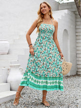 Load image into Gallery viewer, Printed Halter Neck Midi Dress
