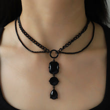 Load image into Gallery viewer, Glass Stone Alloy Necklace
