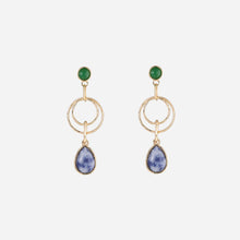 Load image into Gallery viewer, Teardrop Shape Alloy Dangle Earrings
