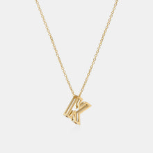 Load image into Gallery viewer, Stainless Steel Letter Pendant Necklace
