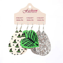 Load image into Gallery viewer, Teardrop Shape Halloween Theme Dangle Earrings
