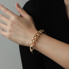 Load image into Gallery viewer, Gold-Plated Alloy Cuff Bracelet
