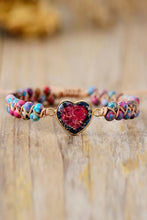 Load image into Gallery viewer, Handmade Heart Shape Natural Stone Bracelet
