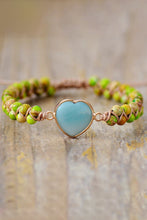 Load image into Gallery viewer, Handmade Heart Shape Natural Stone Bracelet
