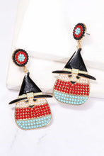 Load image into Gallery viewer, Witch&#39;s Hat Shape Synthetic Pearl Dangle Earrings
