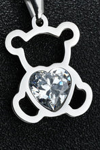 Load image into Gallery viewer, Bear Pendant Stainless Steel Necklace
