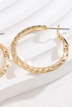 Load image into Gallery viewer, Minimalist Copper Hoop Earrings
