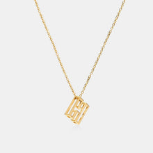 Load image into Gallery viewer, Stainless Steel Letter Pendant Necklace
