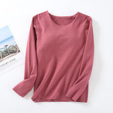 Load image into Gallery viewer, Round Neck Long Sleeve Lounge Top
