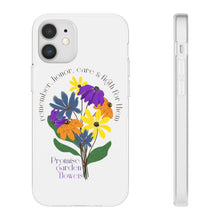 Load image into Gallery viewer, White Phone Case - Promise Garden Flowers
